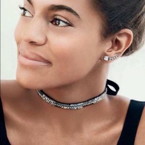 Stella & Dot Embroidered Emme Necklace